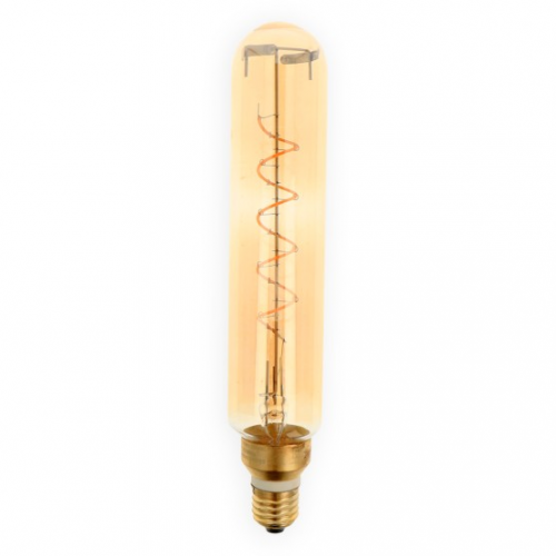 Żarówka LED LEDLINE E27 duży gwint T54 SPICA złota 4W biała ciepła filament