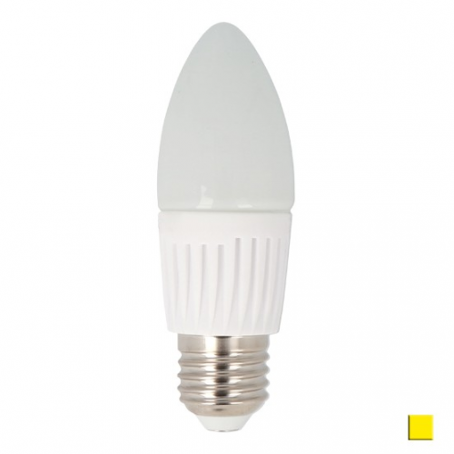 Żarówka LED LEDLINE E27 duży gwint C37 świeczka 7W biała ciepła