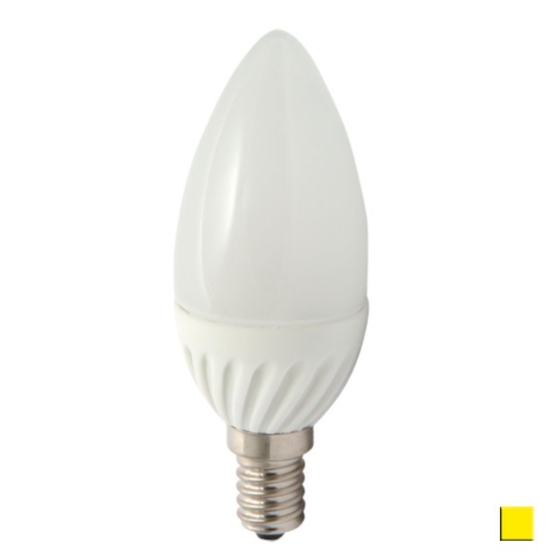 Żarówka LED LEDLINE E14 mały gwint 5W świeczka biała ciepła