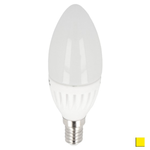 Żarówka LED LEDLINE E14 mały gwint 9W świeczka biała ciepła