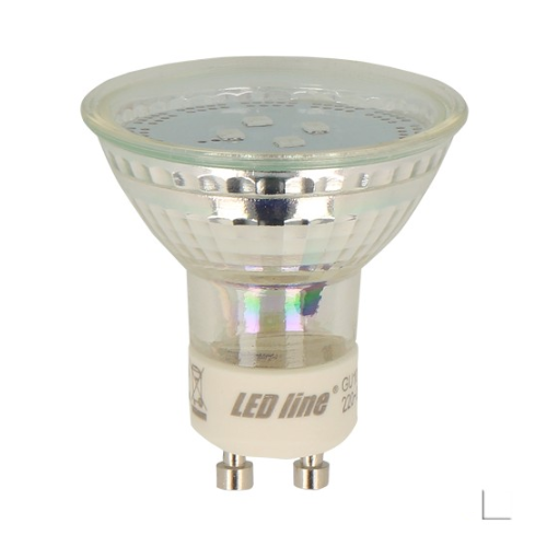 Żarówka LED LEDLINE GU10 halogen 1W biała zimna