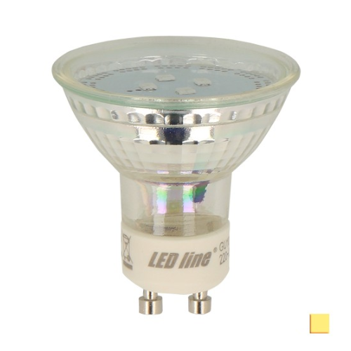 Żarówka LED LEDLINE GU10 halogen 1W biała dzienna