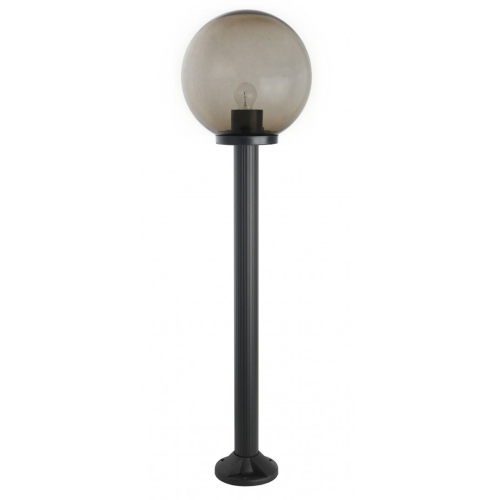 LAMPA ZEWNĘTRZNA STOJĄCA Kule 130 cm klosz dymiony 30 cm