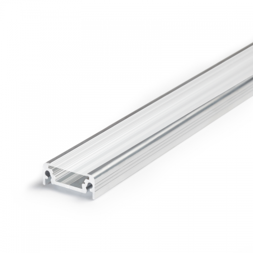 PROFIL LED SX2 aluminium anodowane / szybka mleczna / 1m
