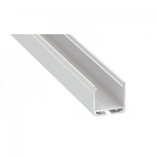 Profil LED architektoniczny napowierzchniowy DILEDA biały lakierowany z kloszem mlecznym 1m