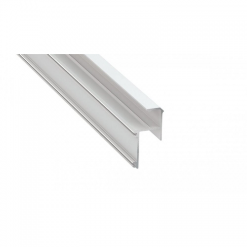 Profil LED architektoniczny ścienny sufitowy IPA 16 biały lakierowany z kloszem mlecznym 2m