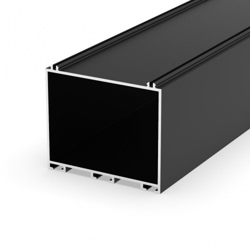 Profil LED architektoniczny pomocniczy P23-4 czarny lakierowany 1m