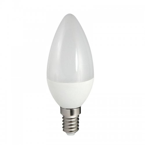 Żarówka LED Polux E14 mały gwint C37 7W 640lm biała ciepła mleczna