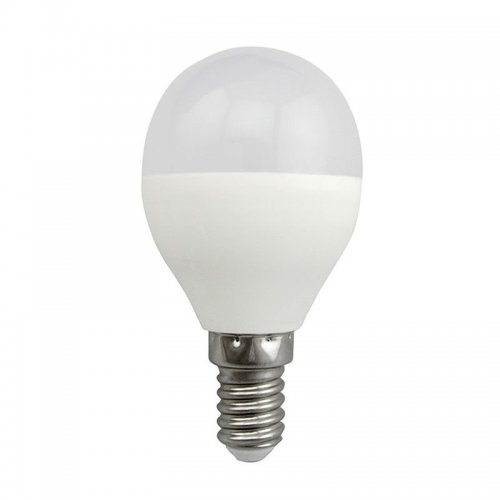 Żarówka LED Polux E14 mały gwint G45 4,9W 400lm biała ciepła mleczna