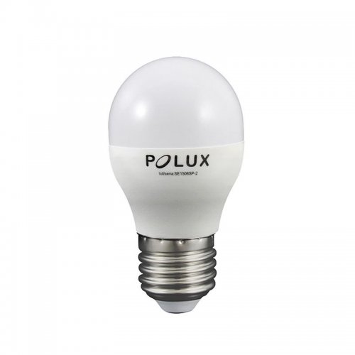 Żarówka LED Polux E27 duży gwint G45 6,3W 560lm biała ciepła mleczna