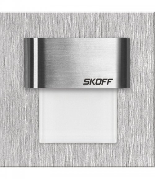Oprawa Schodowa Skoff TANGO mini SZLIF INOX Oprawa LED IP66 do puszki fi50 barwa ciepła