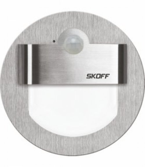 Oprawa Schodowa Skoff Rueda LED PIR Oprawa z czujnikiem ruchu SZLIF INOX 230V barwa ciepła