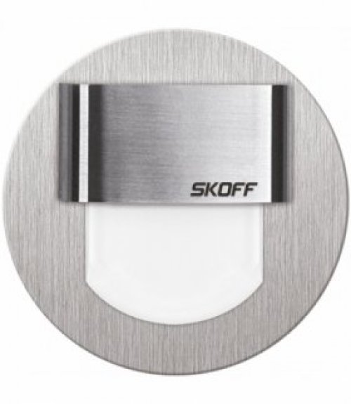 Oprawa Schodowa Skoff Rueda mini SZLIF INOX Oprawa LED IP66 do puszki fi50 barwa ciepła