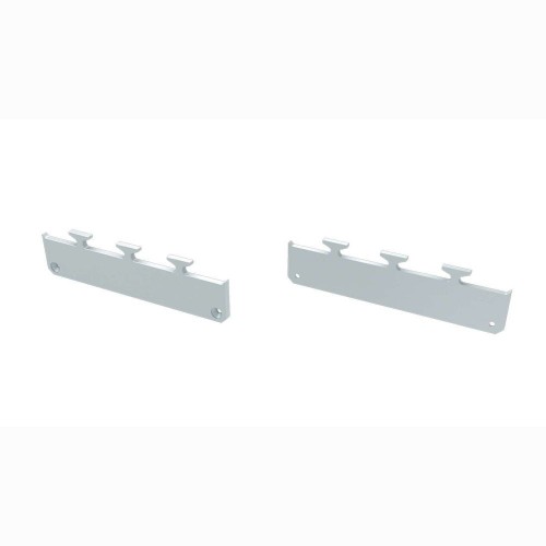 Zaślepki boczne do profili Largo M1 białe (2 sztuki) aluminium