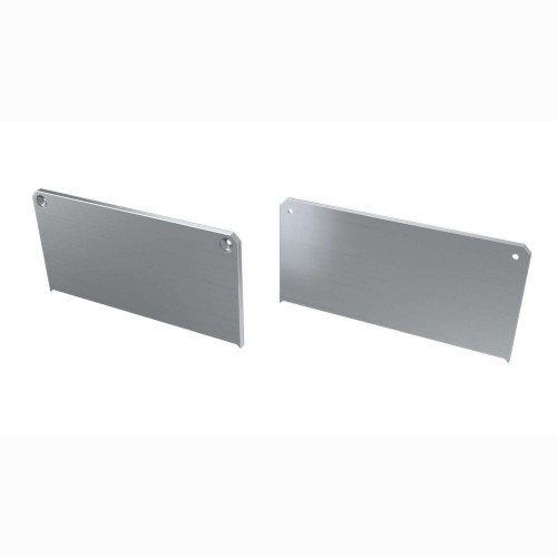 Zaślepki boczne do profili Largo M2 srebrne (2 sztuki) aluminium