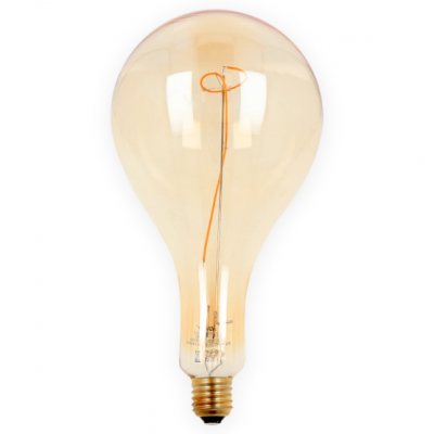 Żarówka LED LEDLINE E27 duży gwint PS160 STILLA złota 4W biała ciepła filament