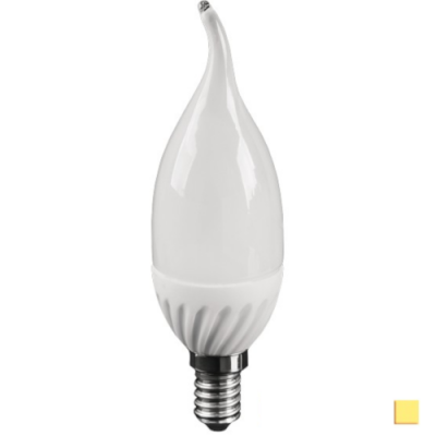 Żarówka LED LEDLINE E14 mały gwint 5W F37 biała dzienna
