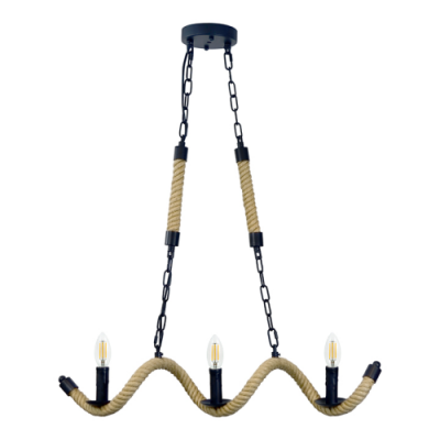 Lampa sufitowa Rope Candle 3 E14