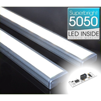 LISTWA LED Semi 5050 / 440 LUMENÓW / biała neutralna / 50cm + WYŁĄCZNIK