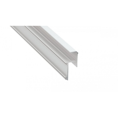 Profil LED architektoniczny ścienny sufitowy IPA 12 biały lakierowany z kloszem mlecznym 2m
