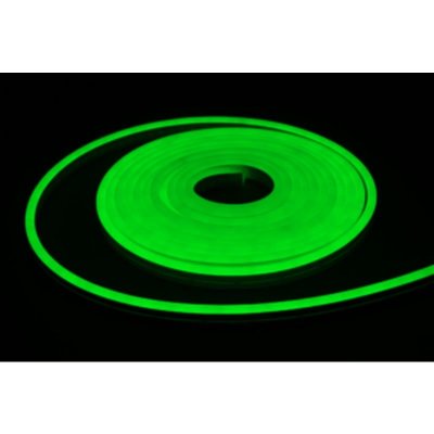 Neon LED zielony 9W/m 320lm IP65 rolka 5mb