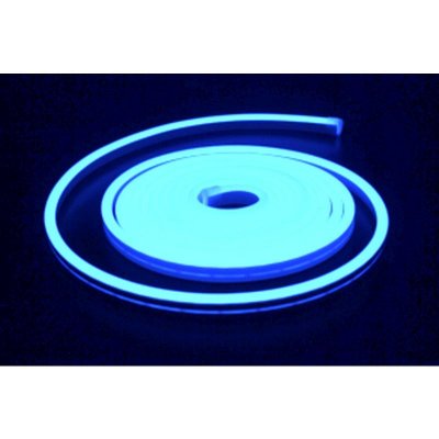 Neon LED niebieski lodowy 12W/m 350lm IP65 rolka 5mb