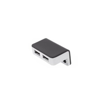 Ładowarka USB do mebli 12V 2x1A srebrno-czarna