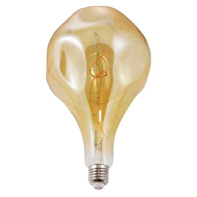 Żarówka LED Polux E27 duży gwint A170 ALIEN Amber złota 4W biała ciepła filament
