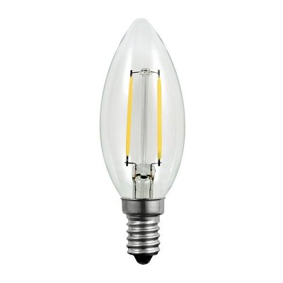 Żarówka LED Polux E14 mały gwint C35 świeczka 2,5W 230lm biała ciepła filament