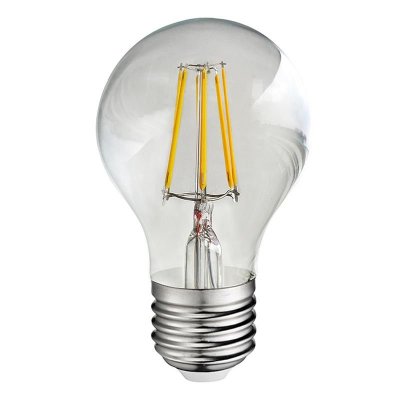 Żarówka LED Polux E27 duży gwint A60 4,5W 450lm biała ciepła filament